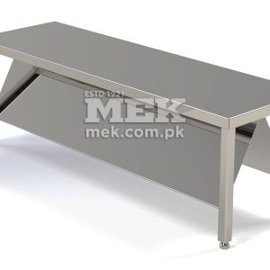 CROSS OVER BENCH STAINLESS STEEL