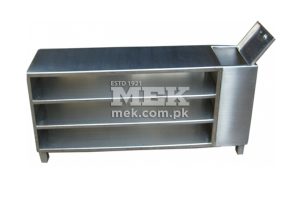 CROSS OVER BENCH STAINLESS STEEL design 10