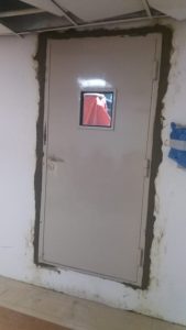 IT server room door