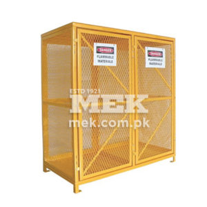 yellow steel net cabinet in Mek Pakistan