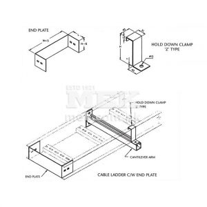 connect ladder cable tray