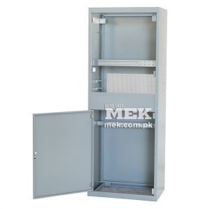 dual portion steel cabinet